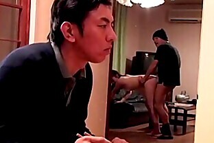Japanese wife wants to fuck in front of her blind husband - Full Movie :